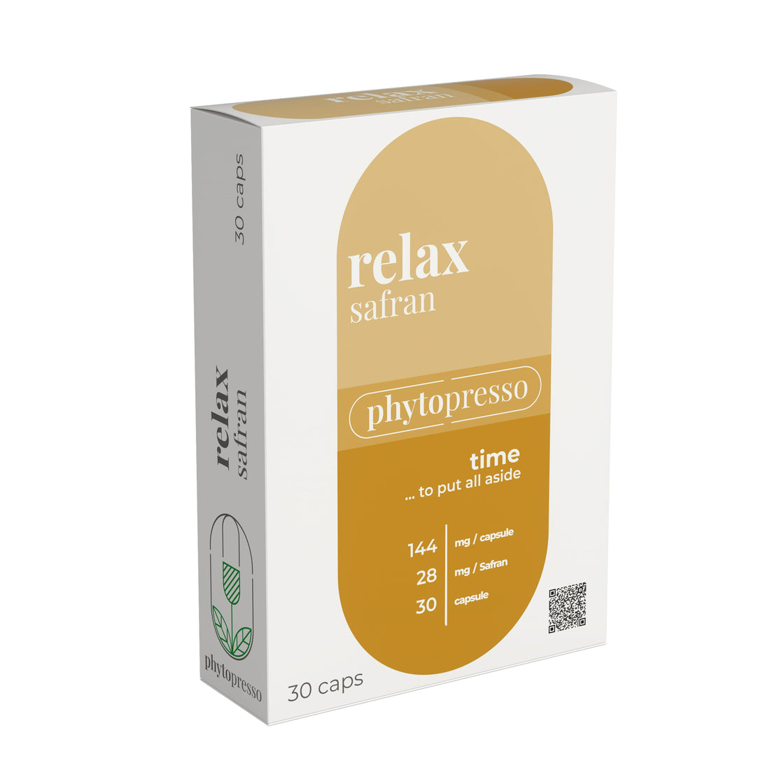 Relax Safran 30 Kapseln Packung