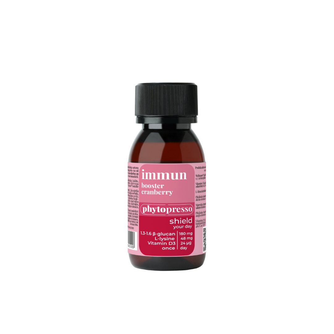 Cranberry Immun Booster* multipaka – 15 pudelītes, 60ml